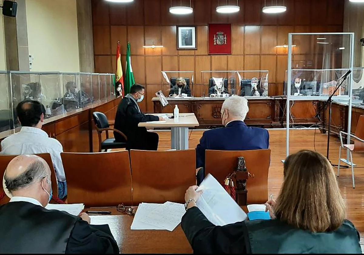 Momento del juicio en 2022