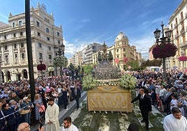 La procesión del Corpus Christi el pasado 2023 en Granada.