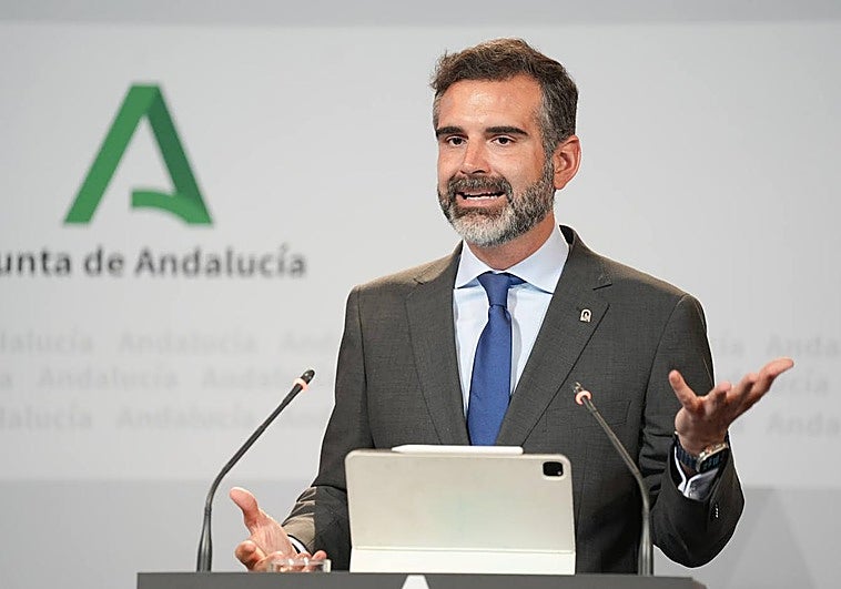 Ramón Fernández-Pacheco, consejero de Agricultura, Pesca, Agua y Desarrollo Rural de la Junta de Andalucía