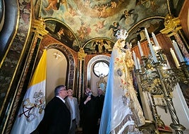 Camarín de la Virgen del Rosario de la iglesia de San Miguel, en Guadix