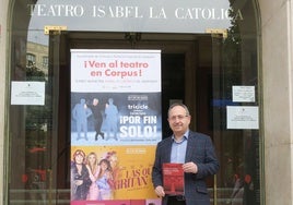 Jesús Cimarro, nuevo responsable de la programación en el Teatro Isabel la Católica.