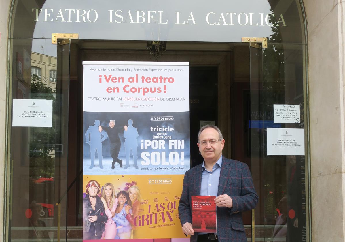 Jesús Cimarro, nuevo responsable de la programación en el Teatro Isabel la Católica.