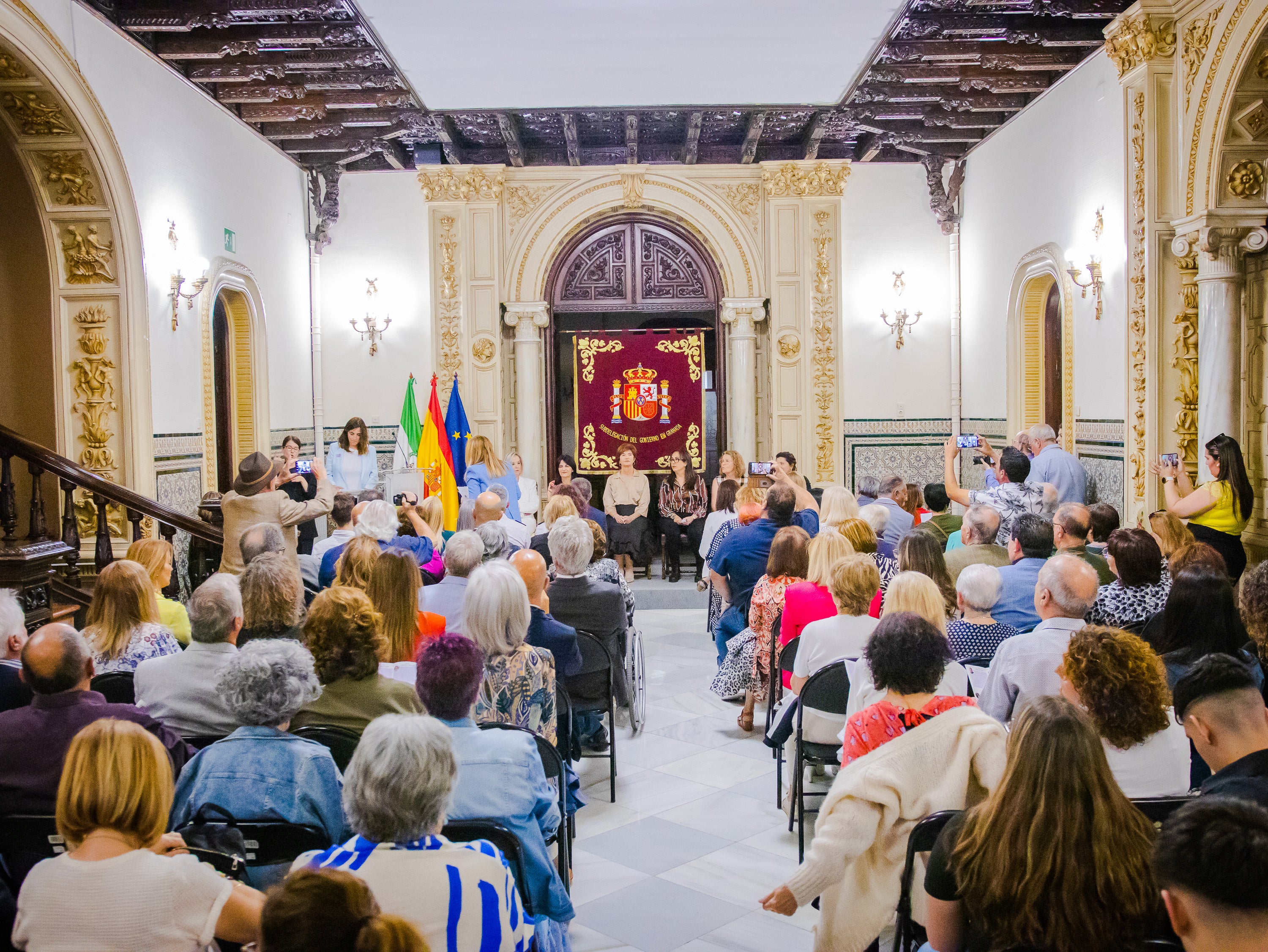 Acto de entrega de los premios en la Subdelegación del Gobierno.