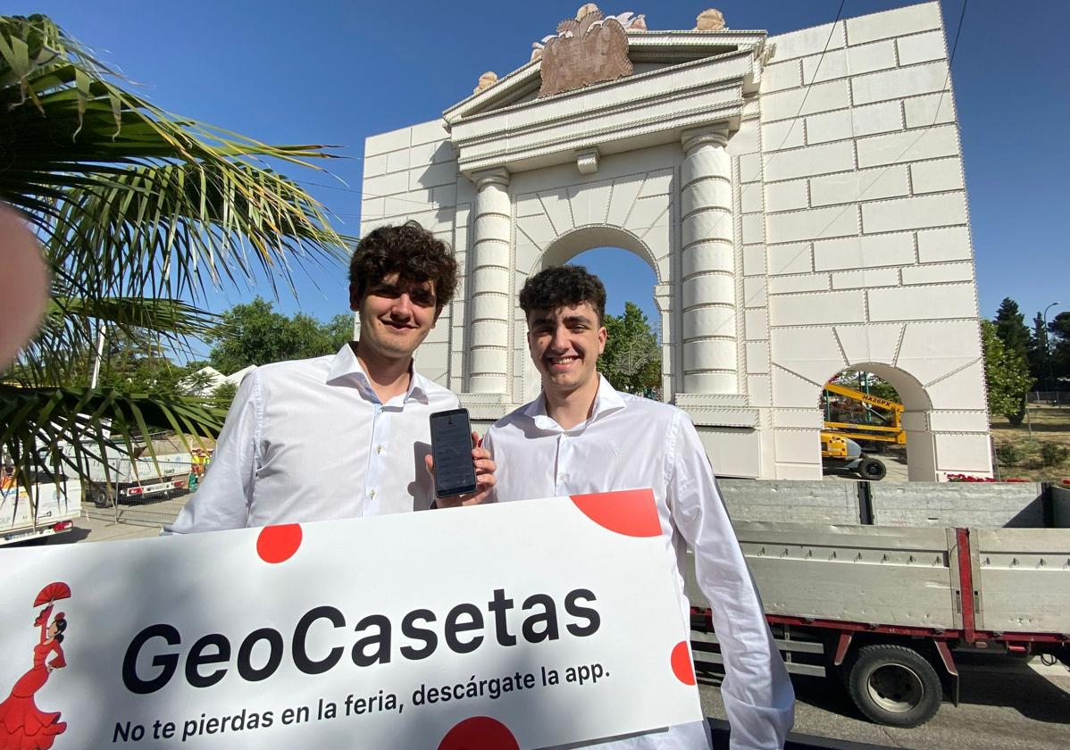 Enrique y Javier Fernández Velasco, los creadores de la app GeoCasetas.