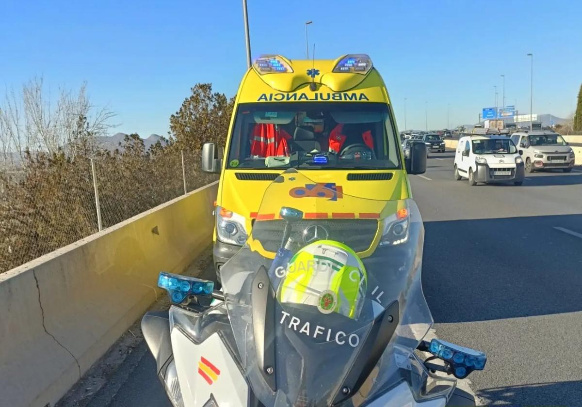 Imagen de archivo de un accidente anterior en Granada