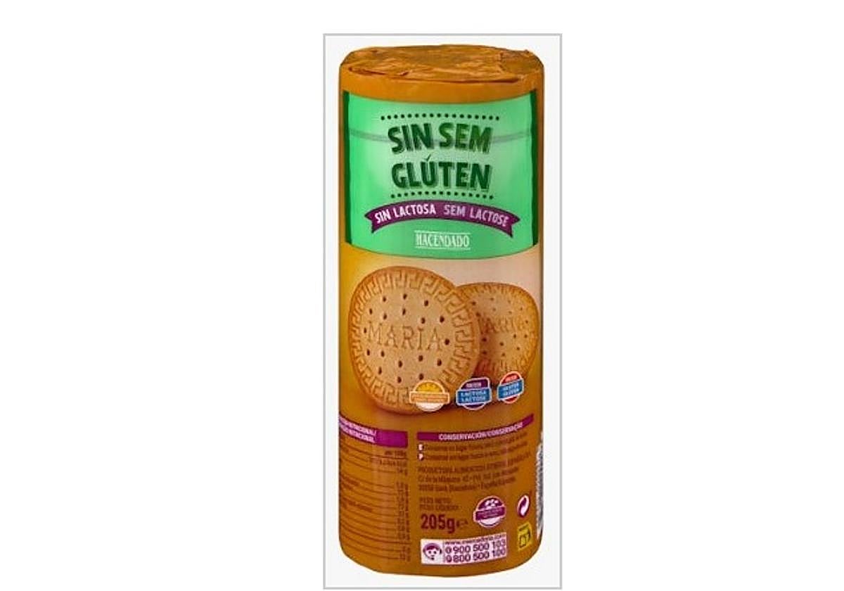 Las galletas Hacendado sobre las que Sanidad emitió la alerta.