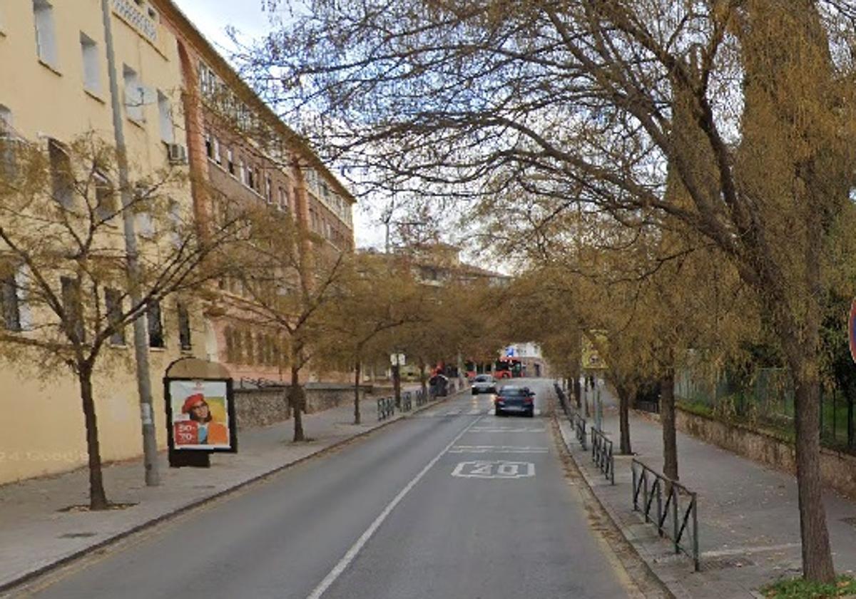 Avenida de Pulianas, una de las calles más afectadas.