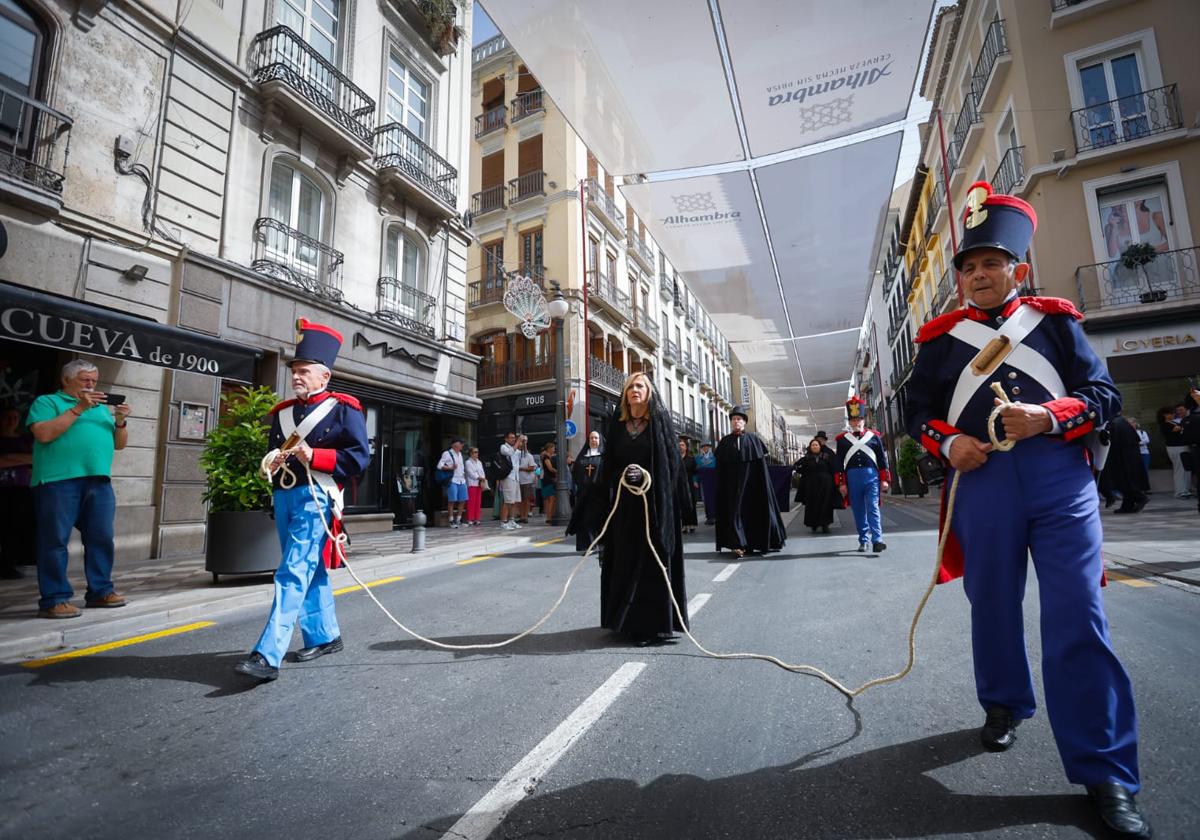 Las imágenes de la conmemoración de la ejecución de Mariana Pineda en Granada