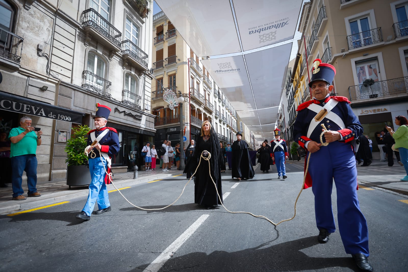 Las imágenes de la conmemoración de la ejecución de Mariana Pineda en Granada