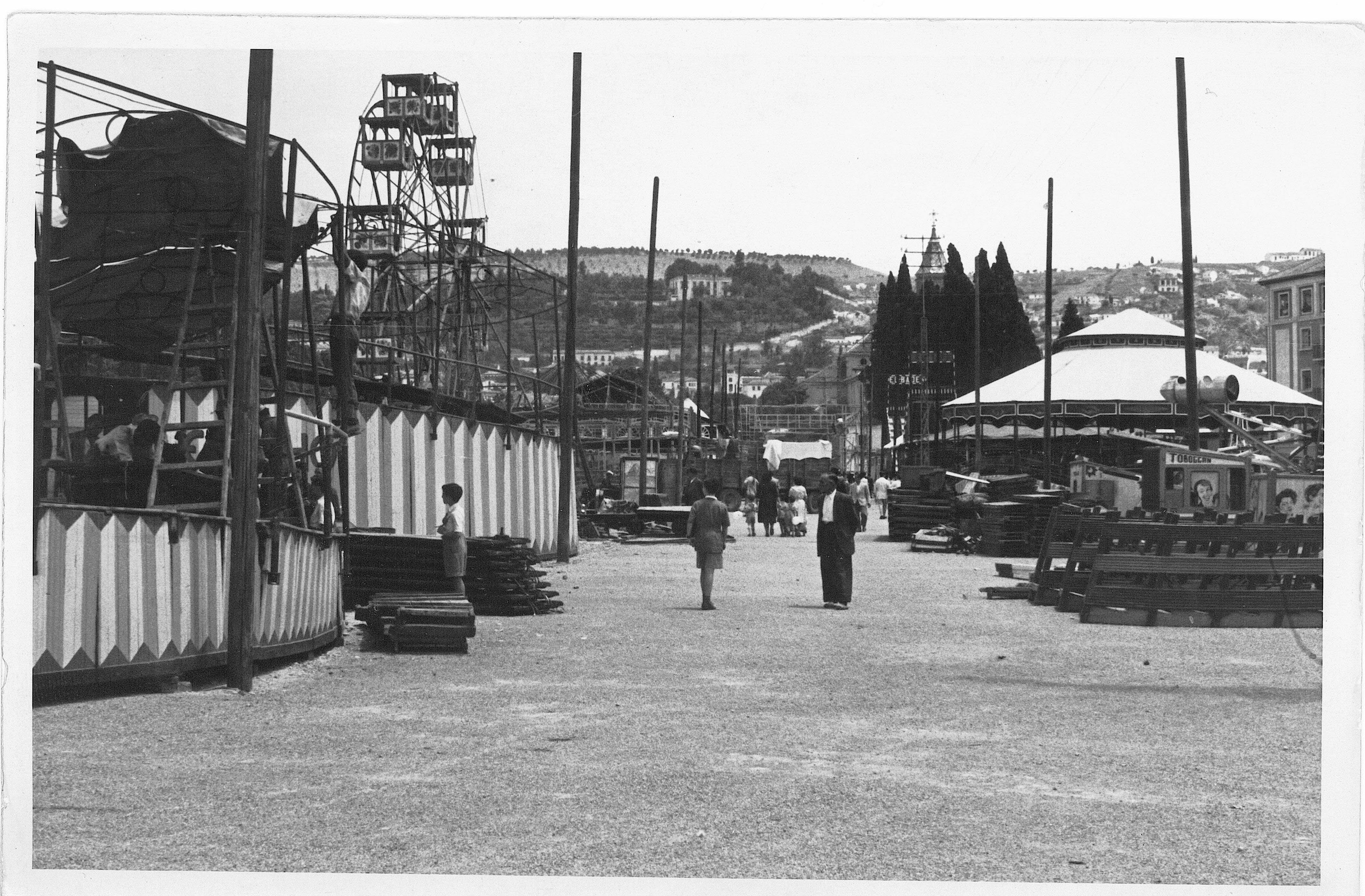 Las imágenes del Corpus pasado: cuando la feria de Granada era en el Salón