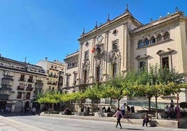 Imagen de archivo del Ayunamiento de Jaén, en la plaza de Santa María.