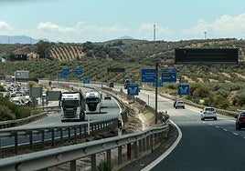 Autovía A-92 a su paso por Granada
