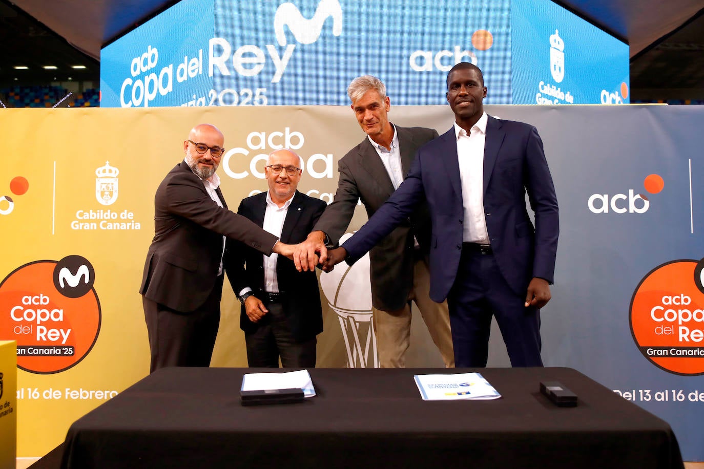 Acto de anuncio de la Copa del Rey en Gran Canaria.