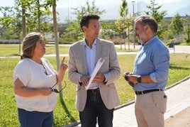 Ana Muñoz, Paco Cuenca y Jacobo Calvo.