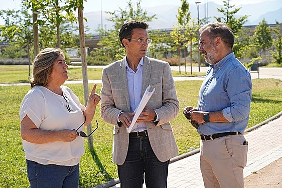 Ana Muñoz, Paco Cuenca y Jacobo Calvo.