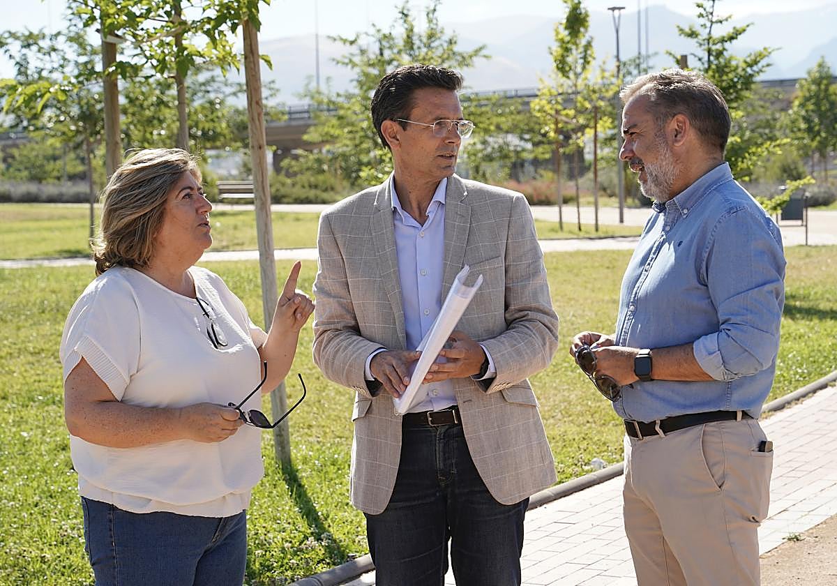 Ana Muñoz, Paco Cuenca y Jacobo Calvo.