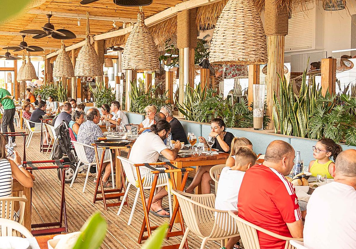 El chiringuito Boracay se sitúa en Garrucha.