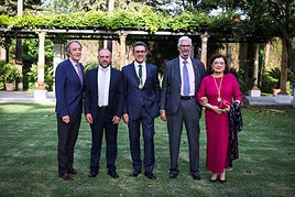 Indalecio Sánchez Montesinos, Manuel Mingorance, Jorge Fernández, José de la Higuera e Isabel Castillo.