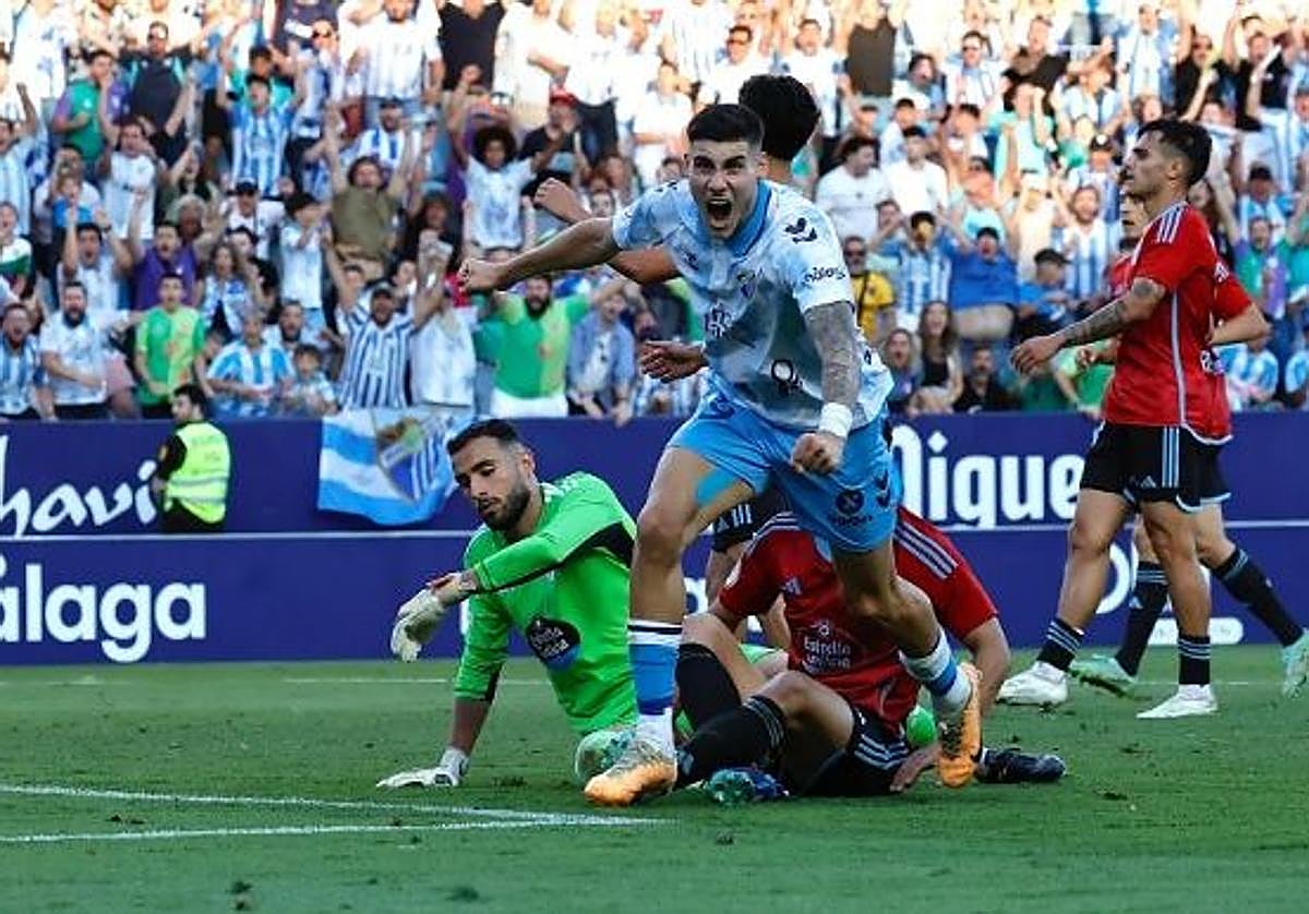 El Málaga remontó en La Rosaleda y se metió en la final para subir.