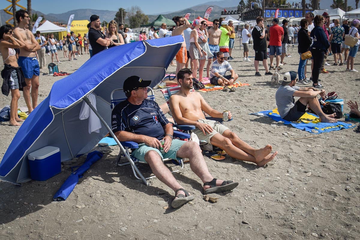 Las imágenes del Festival Aéreo de Motril y el ambiente en la playa