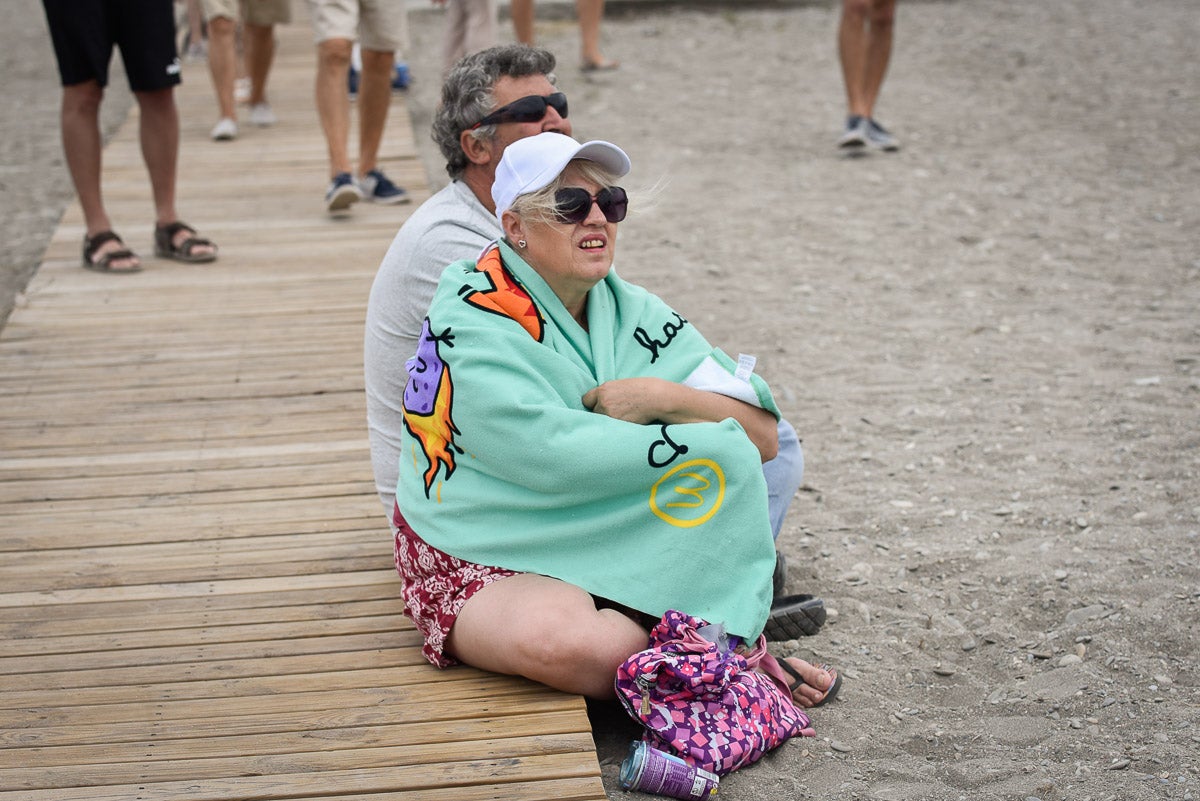 Las imágenes del Festival Aéreo de Motril y el ambiente en la playa