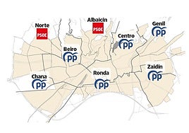 La ola del PP en Granada no alcanza a Albaicín y Norte