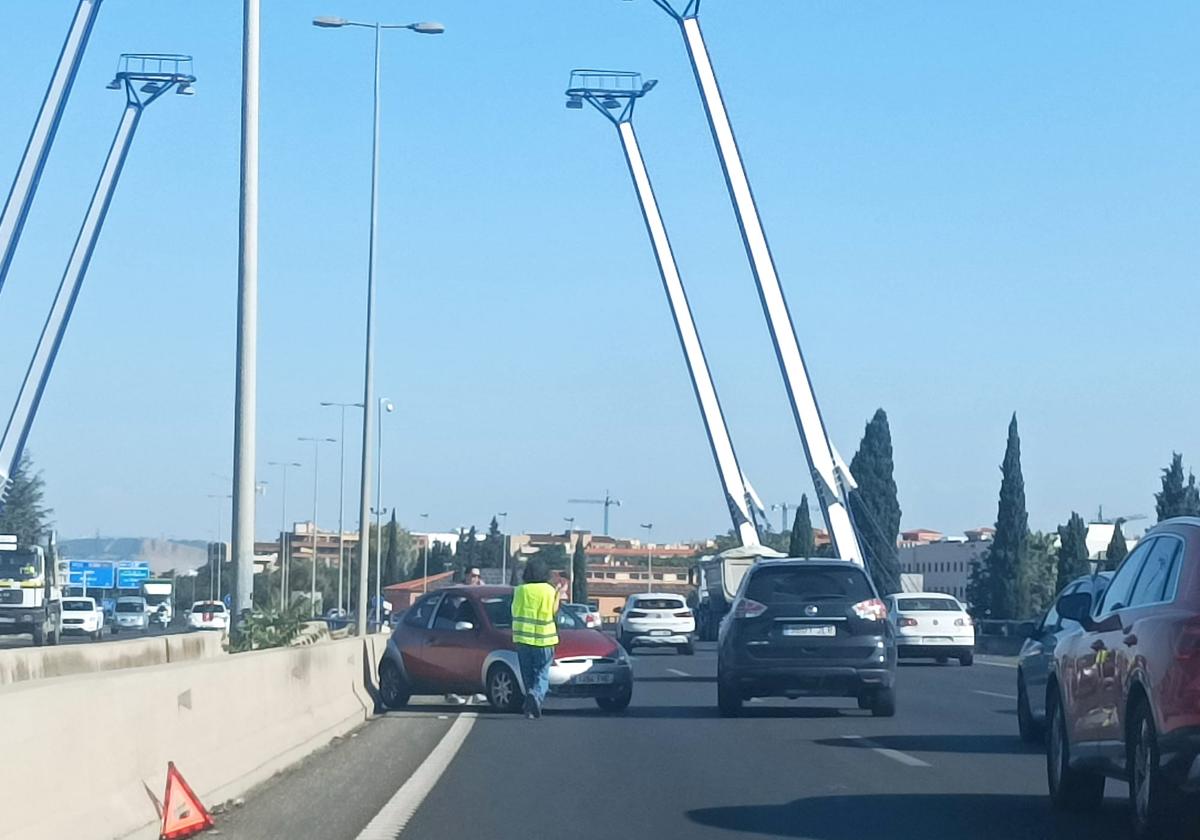 Accidente en la circunvalación este miércoles