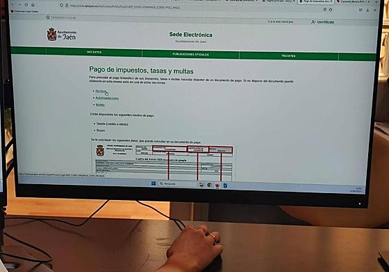 La opción para realizar pagos que ofrece el Ayuntamiento.