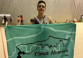 Ángel Simón, el gimnasta granadino penalizado por competir maquillado.