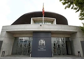 Exterior de la Audiencia Nacional.