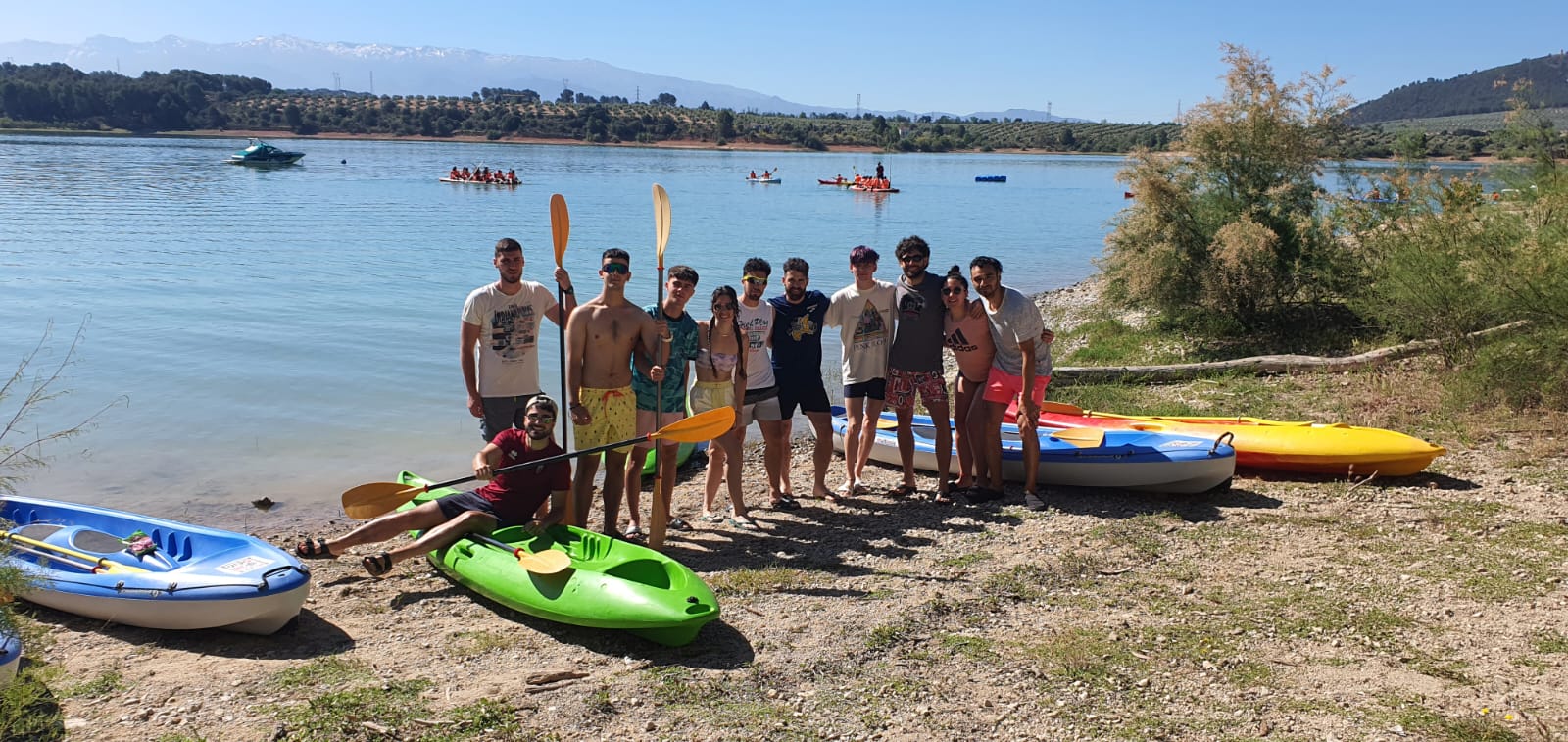 Alumnos del curso de socorrismo acuático