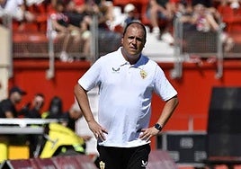 Alberto Lasarte confia en sus jugadores, a pesar de tener que ir a ganar a Toledo.