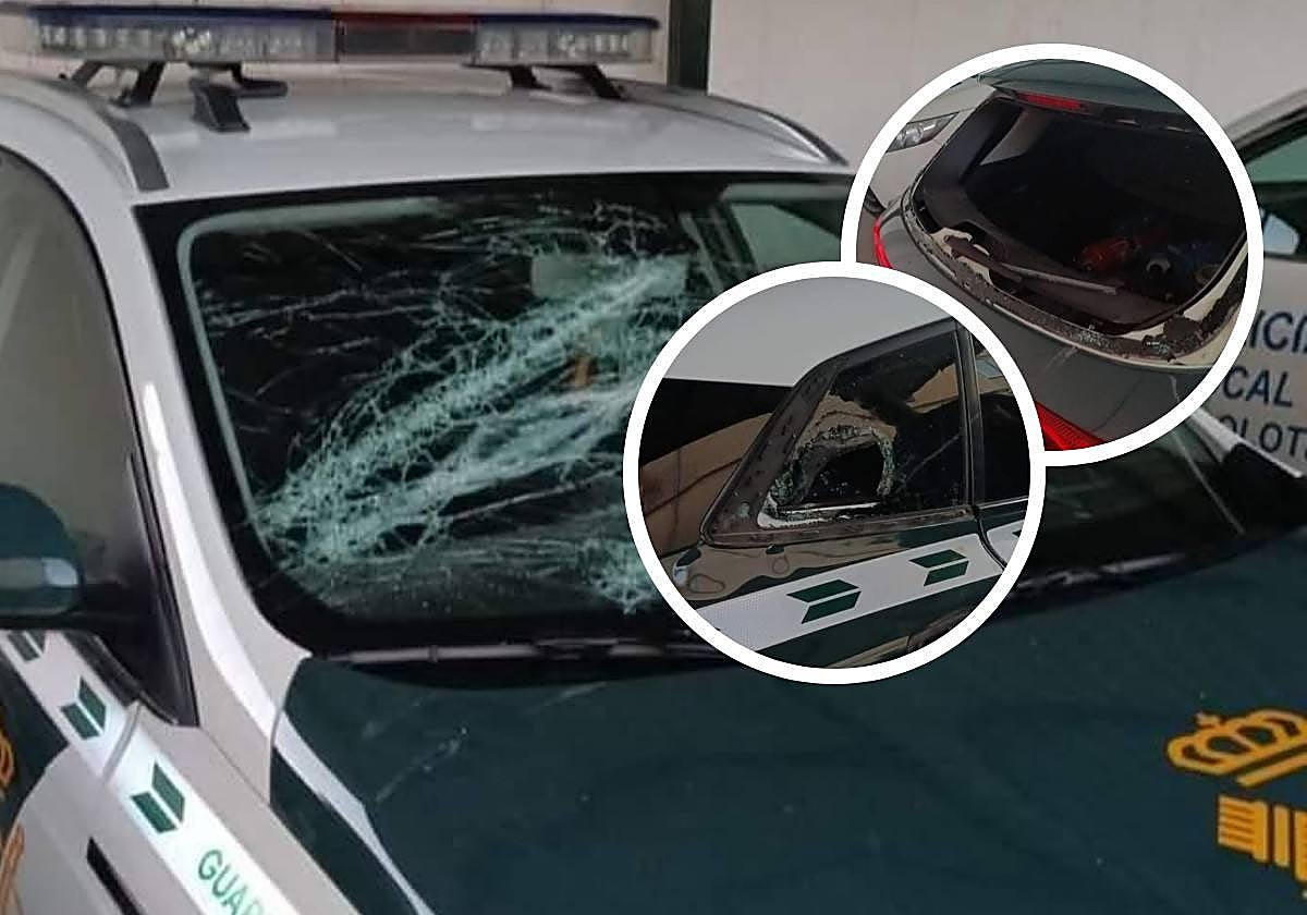 Varios menores atacan un vehículo de la Guardia Civil durante una intervención en Atarfe