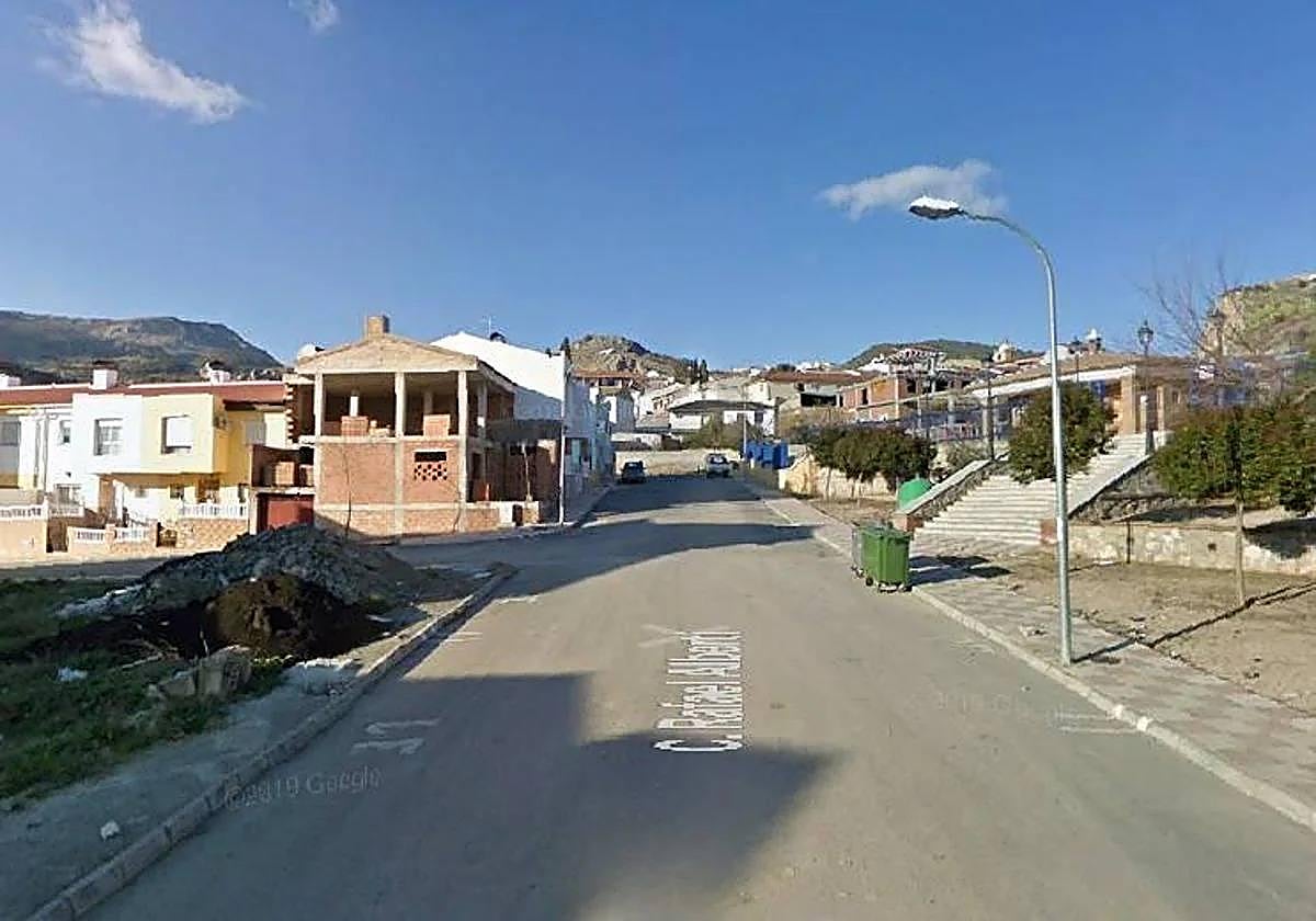 Calle de Íllora donde ocurrieron los hechos.