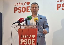 El secretario general del PSOE de Jaén, Julio Millán.