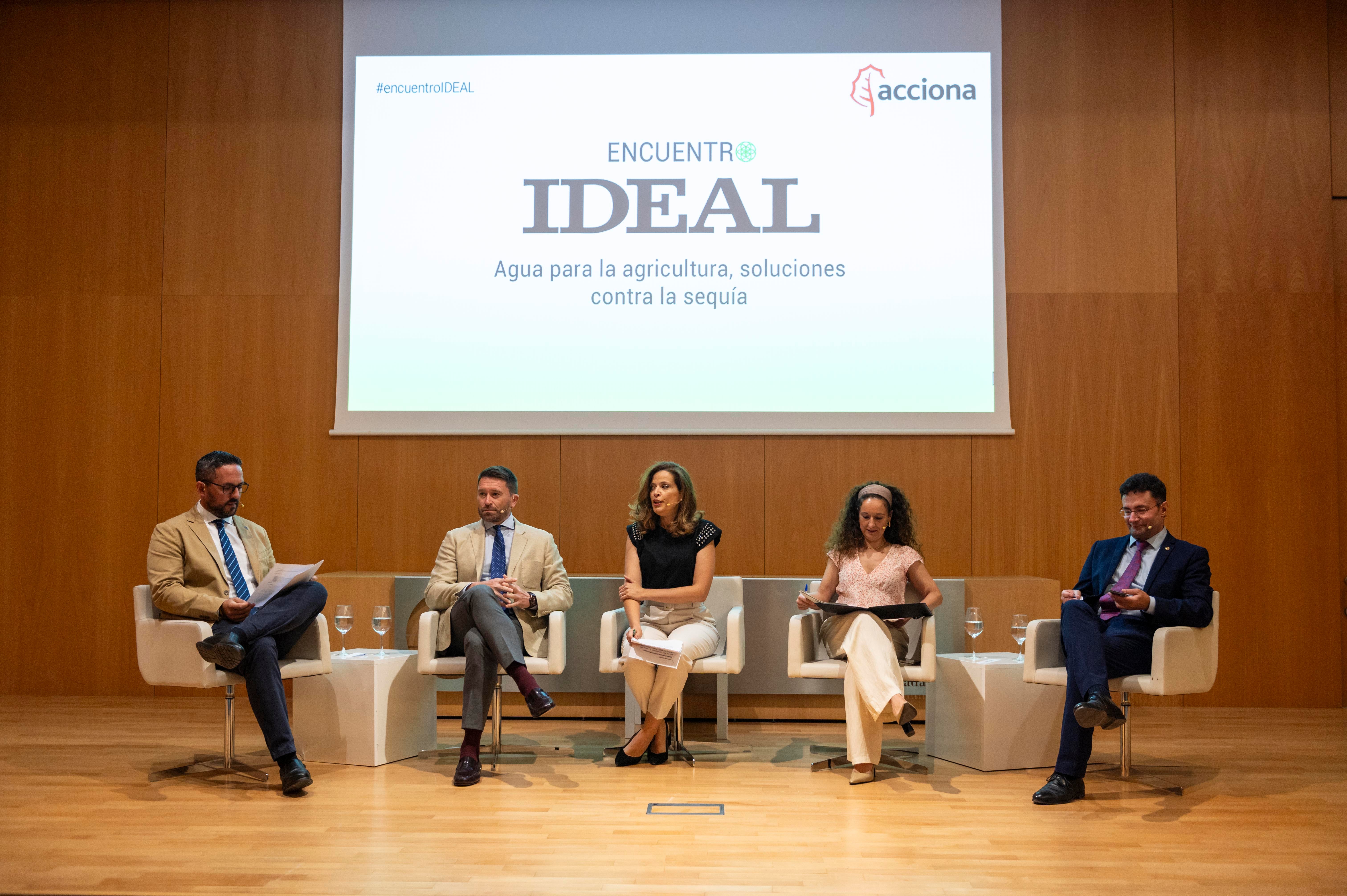 Las imágenes del encuentro de IDEAL y Acciona sobre el agua en la agricultura