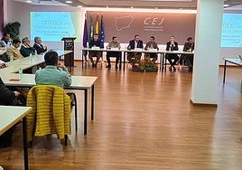 Reunión informativa sobre el Cetedex en la CEJ.
