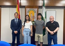 Francisco José Solano, Celeste García, Jorge Ramos y Antonio Martínez.
