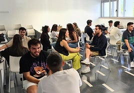 Una de las actividades de formación de T-Systems con sus estudiantes