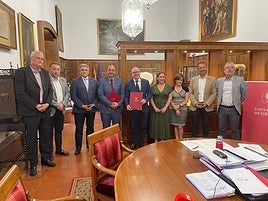 Participantes en la constitución de la cátedra.