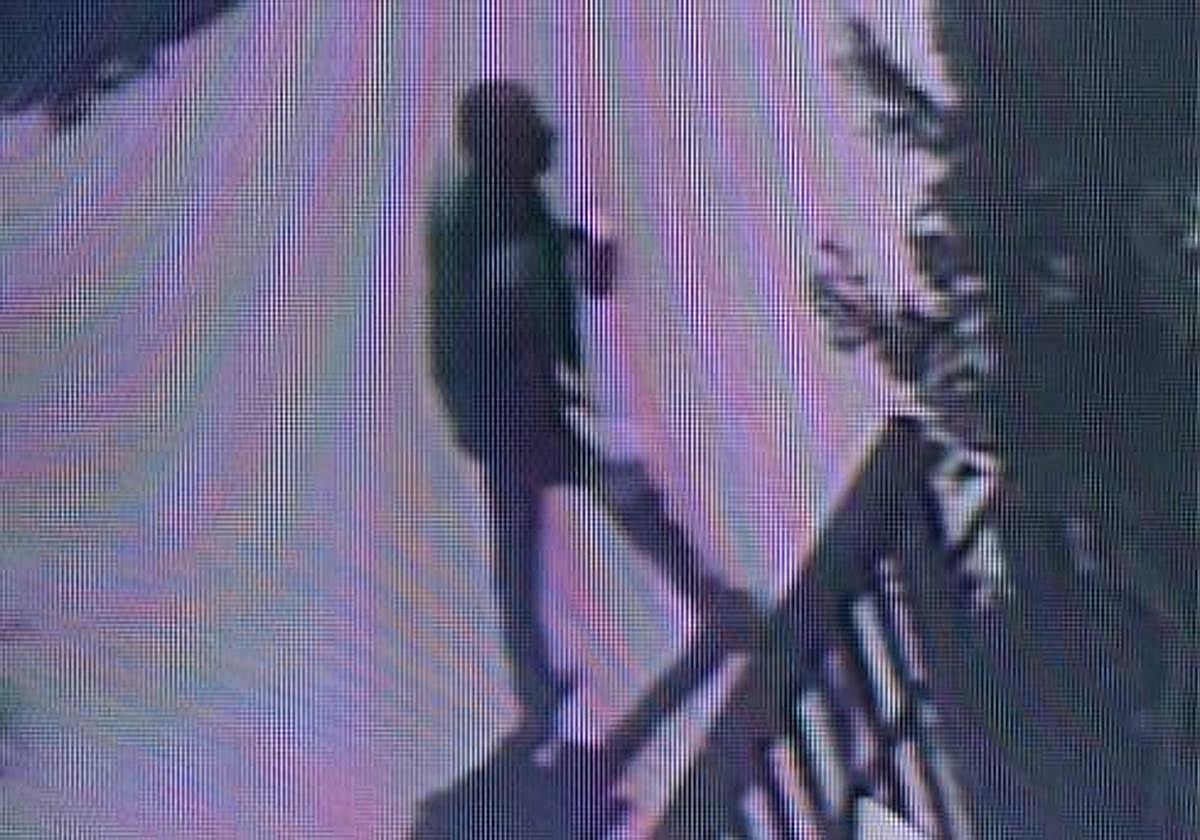 Imagen del incendiario al que buscan las autoridades.