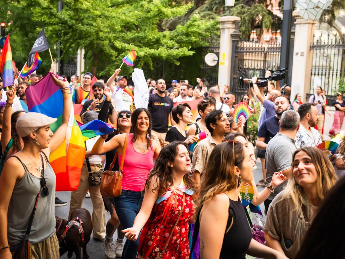 Las imágenes de las manifestaciones del Orgullo en Granada