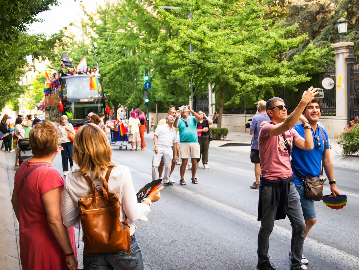 Las imágenes de las manifestaciones del Orgullo en Granada