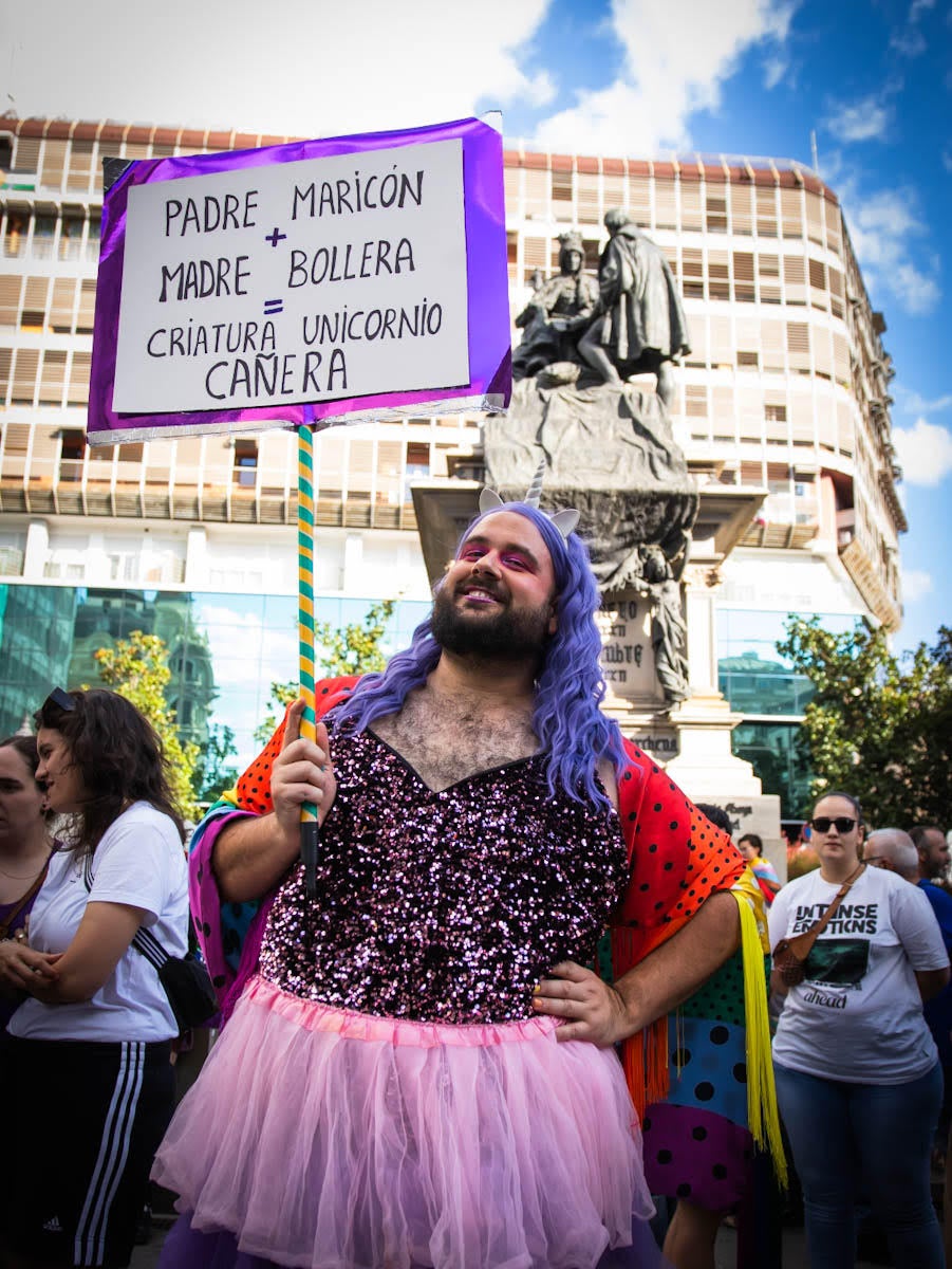 Las imágenes de las manifestaciones del Orgullo en Granada