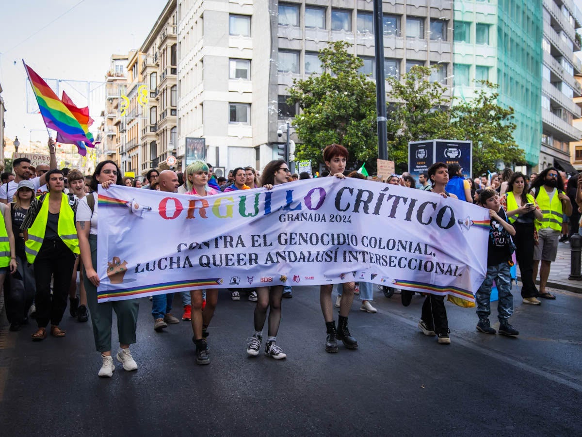 Las imágenes de las manifestaciones del Orgullo en Granada