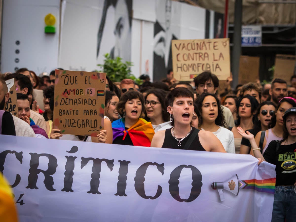 Las imágenes de las manifestaciones del Orgullo en Granada