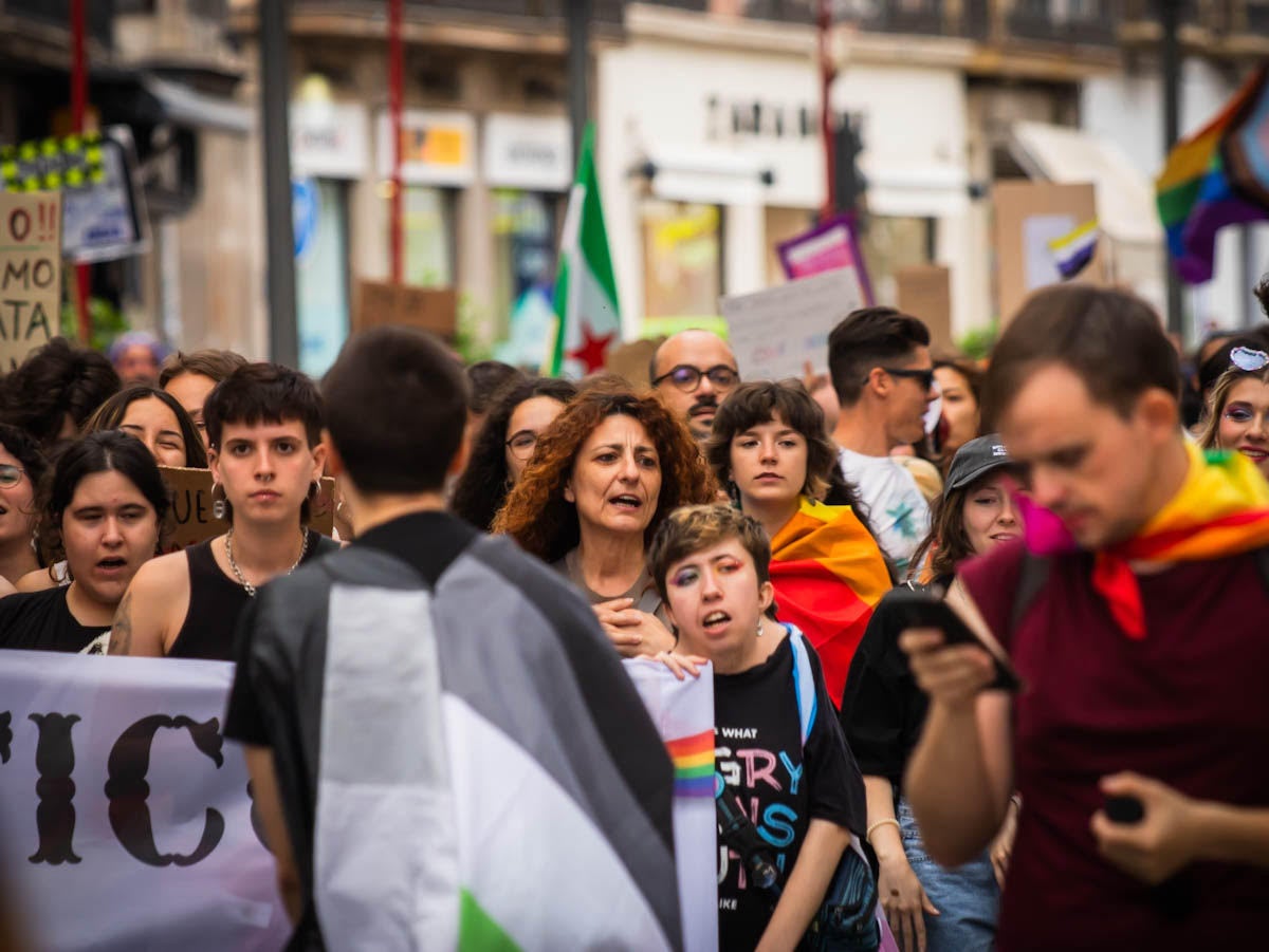 Las imágenes de las manifestaciones del Orgullo en Granada