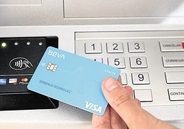 Tarjeta del BBVA