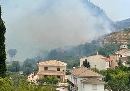 Incendio en Villamena.