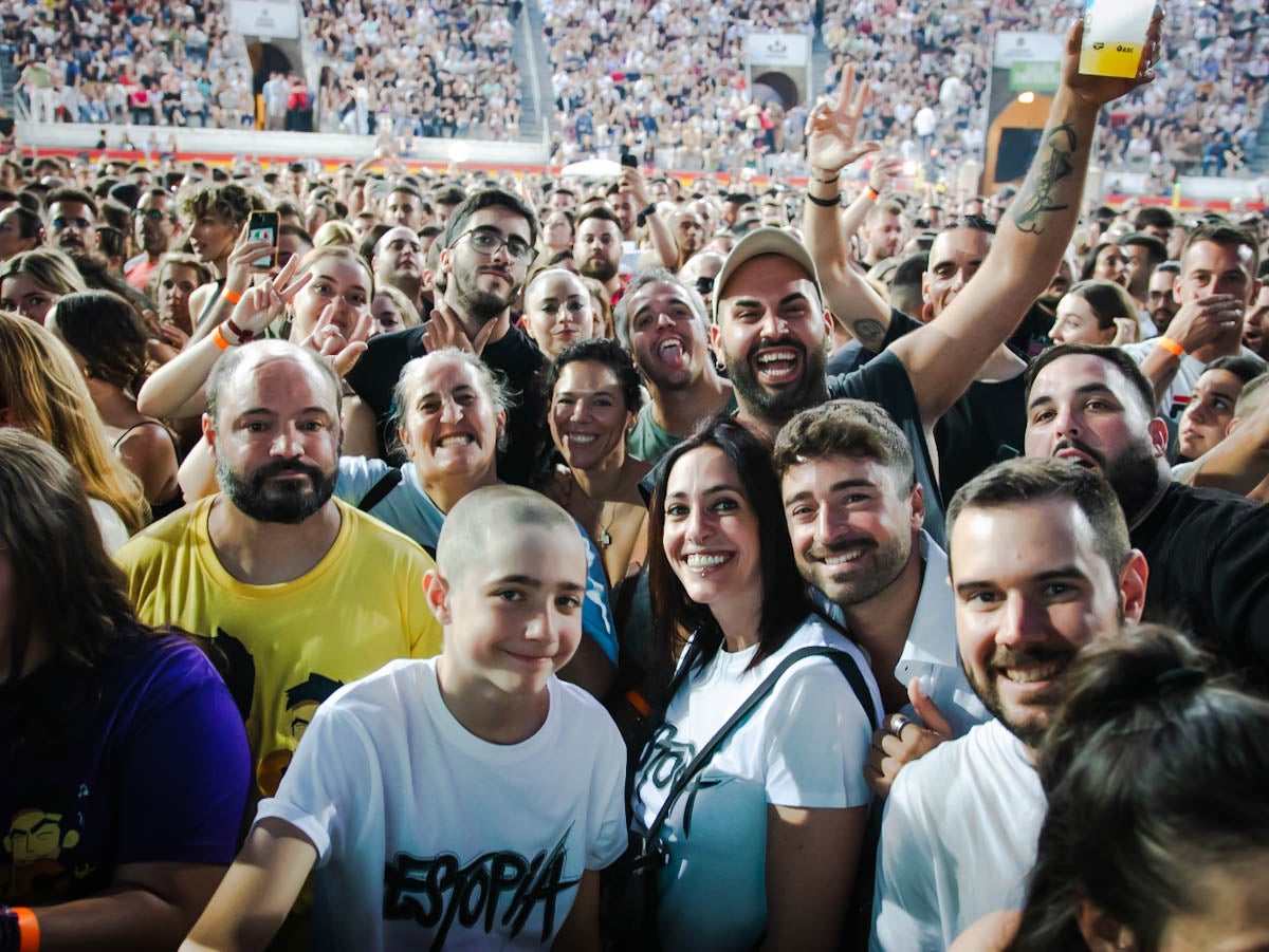 Las imágenes del concierto de Estopa en la Plaza de Toros